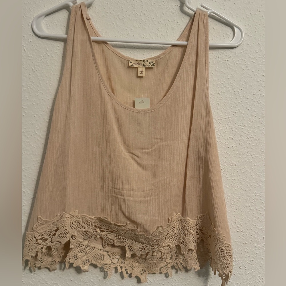 Never worn lace tank